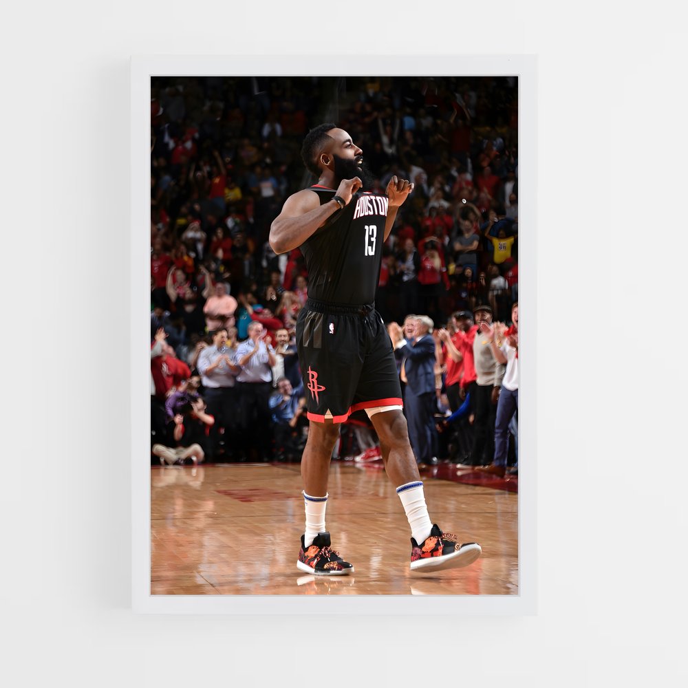 Poster James de harden – affiche Basketball (vue 3)